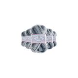 LaVita Yarn Baby Batik Çok Renkli El Örgü İpi %100 Akrilik 500gr 5 ADET (BY13 GRİ SİYAH)