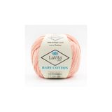 LaVita Yarn Baby Cotton Amigurumi Ve El Örgü Ipi %40 Akrilik %60 Cotton 50gr (4001 YAVRUAĞZI)