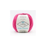 LaVita Yarn Baby Cotton Amigurumi Ve El Örgü İpi %40 Akrilik %60 Cotton 50gr (4017 ŞEKER PEMBE)