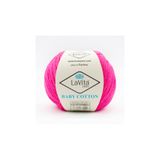 LaVita Yarn Baby Cotton Amigurumi Ve El Örgü Ipi %40 Akrilik %60 Cotton 50gr (4139 KOYU FUŞYA)