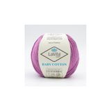 LaVita Yarn Baby Cotton Amigurumi Ve El Örgü Ipi %40 Akrilik %60 Cotton 50gr (5102 SOLUK LİLA)