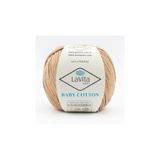 LaVita Yarn Baby Cotton Amigurumi Ve El Örgü Ipi %40 Akrilik %60 Cotton 50gr (7220 SÜTLÜ COPPUCHIN)