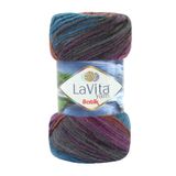 LaVita Yarn Batik El Örgü İpi %100 Akrilik 100gr (DG03 MENEKŞE)