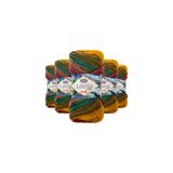 LaVita Yarn Batik El Örgü İpi %100 Akrilik 500gr 5 ADET (DG10 VİYANA)