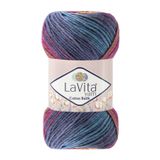LaVita Yarn Cotton Batik El Örgü Ipi %60 Pamuk %40 Akrilik 100gr (CB01 SÜMBÜL)