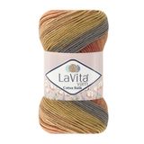 LaVita Yarn Cotton Batik El Örgü Ipi %60 Pamuk %40 Akrilik 100gr (CB12 TURNA)