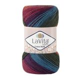 LaVita Yarn Cotton Batik El Örgü Ipi %60 Pamuk %40 Akrilik 100gr (CB17 FULYA)