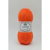 LaVita Yarn Cotton Life El Örgü İpi %50 Pamuk %50 Akrilik 100gr (2327 TURUNCU)