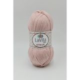 LaVita Yarn Cotton Life El Örgü İpi %50 Pamuk %50 Akrilik 100gr (4107 PUDRA)