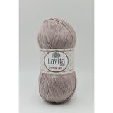 LaVita Yarn Cotton Life El Örgü İpi %50 Pamuk %50 Akrilik 100gr (4162 LİLA GRİ)