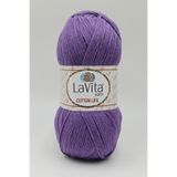 LaVita Yarn Cotton Life El Örgü İpi %50 Pamuk %50 Akrilik 100gr (4164 MOR)