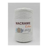 LaVita Yarn LaVita Macrame Cotton El Örgü İpi %100 Polyester 250gr (1 EKRU)