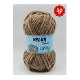 LaVita Yarn LaVita Velur Small Kadife El Örgü İpi %100 Polyester 50gr (1039 DEVE TÜYÜ)