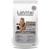 Lavital 12 kg Kilo Kontrolü için Kuzulu Kısırlaştırılmış Kuru Kedi Maması