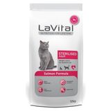 LaVital La Vital Sterilised Somonlu Kedi Maması 12 kg Yetişkin Kısırlaştırılmış Kediler İçin Özel Formül