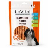 LaVital Rawhide Stick With Chicken Tavuk Etli Köpek Ödül Çubuğu Yetişkin Köpekler İçin 100g