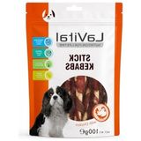 LaVital Stick Kebabs Tavuk, Ördek ve Ciğerli Köpek Ödül Çubuğu 100g Yetişkin Köpekler için Yüksek Proteinli