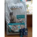 Lavital Yetişkin Kuru Kedi Maması (Sensitive Adult) Somonlu 12 Kg+20 Adet Ton Balıklı&Somonlu Felix Yaş Mama