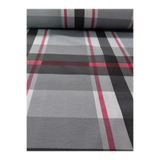 lavivahome Poplin Pamuklu İnce Çizgili Ekose Desenli Nevresimlik Kumaş - Metrelik Kumaş 100x240 CM