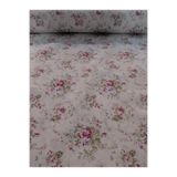 lavivahome Poplin Pamuklu Nostaljik Gül Desenli Nevresimlik Kumaş - Metrelik Kumaş 100x240 CM