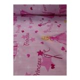 lavivahome Poplin Pamuklu Prenses Desenli Nevresimlik Kumaş - Metrelik Kumaş 100x240 CM