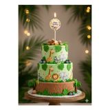 Laviyosa YUVARLAK SAFARİ HAPPY BİRTHDAY MUM