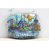 Lavly Ahşap Istanbul Temalı Magnet - Yöresel Hediyelik Eşya