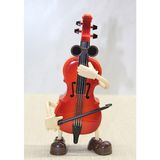Lavly Ahşap Keman Müzik Kutusu Nostaljik Hediye Koleksiyonluk Antika