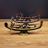 Lavly Metal Dekoratif Venedik Kayık Gondol Ev Dekorasyonu Süs Eşyası
