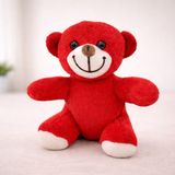 Lavly Toptan Sevimli Kırmızı Oyuncak Peluş Ayıcık