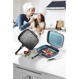 Lavonni 36 cm Döküm Çift Mıknatıslı Taraftlı Tava