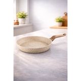LAVONNI DİEZ 24 cm Granit Tava Kahverengi