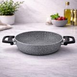 Lavonni Eco Diez 18 cm Granit Sahan Gri Yanmaz Yapışmaz Çizilmez Mini Sahan Yumurta Omlet Tavası