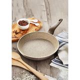 Lavonni Eco Diez 24 cm Granit Tava Cappucıno Yanmaz Yapışmaz Çizilmez Tava Kahvaltılık Yumurta Tavası - Cappuccino