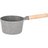 Lavonni Neptün 14 cm Döküm Sosluk & Sütlük Tava Gri – Yanmaz Yapışmaz, Isıyı Eşit Dağıtan Mini Sos & Süt Isıtma Kabı
