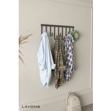Lavons Metal Dekoratif 9 Askılı Demir Duvar Askısı Metal Askılık Elbise Askısı Portmanto