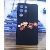 Lavreduar Galaxy S23 Ultra ile Uyumlu Sevimli Karikatürlü Telefon Kılıfı - Şirin Tasarım SWAETD Yumuşak Silikon, Darbeye Dayanıklı, Eğlenceli Komik Karakterli (complexbear)