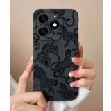 Lavreduar Tecno Spark 10 Pro İle Uyumlu Siyah Kılıf Üzerine UV Baskılı Desenli Telefon Kılıfı – Şık, Dayanıklı ve Hafif Koruma Kılıfı – Özel Tasarım ile Estetik Görünüm (jaguar)