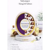 Lawin Salyangoz Özlü Doğal Süngerli Sabun – Banyo Süngeri Lif, Peeling Etkili, Zengin Köpük