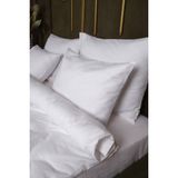 Lawon Tekstil Atina Serisi 2 Adet King Size Pamuk Saten Yastık Kılıfı 60*80CM - 60 x 80 cm - Beyaz