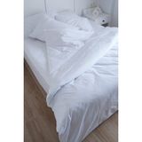 Lawon Tekstil Lawon Istanbul Serisi 83TEL Pamuk Saten Tek Kişilik Nevresim -Yorgan Kılıfı 160*230CM - Beyaz - 160 x 230 cm