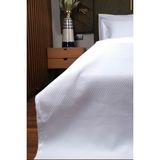 Lawon Tekstil Lawon Kiev Serisi Tek Kişilik Otel Pikesi 160X230CM - Beyaz - 160 x 230 cm