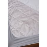 Lawon Tekstil Lawon Quito Serisi Tek Kişilik Kapitone Sıvıgeçirmez Yatak Koruyucu Fitted Alez 100*200+25CM - 100 x 200 x 25 cm - Beyaz
