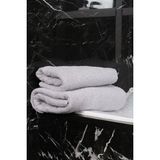 Lawon Tekstil Lawon Sofya Serisi 2'li Otel / Plaj Havlu Takımı Gri - Beyaz - 70 x 140 cm - 50 x 90 cm