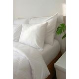 Lawon Tekstil Lawon Tokyo Serisi 4 Adet Pamuk Saten Yastık Kılıfı - 50 x 70 cm - Beyaz