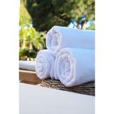 Lawon Tekstil Lawon Victoria Serisi 2 Adet Otel Havlusu 90X150CM 650GR - Beyaz - 90 x 150 cm