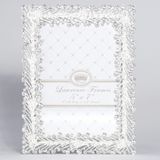 Lawrence Frames 5x7 Jasmond Gümüş Metal Kristal Sprey Resim Çerçevesi