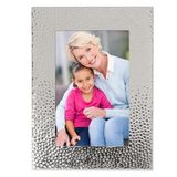 Lawrence Frames Dövülmüş Cilalı Metal Resim Çerçevesi, 4x6, Gümüş