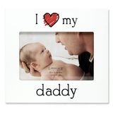 Lawrence Frames 'I Love My Daddy' Resim Çerçevesi, 15,6 x 10,5 cm, Beyaz