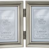 Lawrence Frames Kalay resim çerçevesi, menteşeli, 2 x 3 cm, antik görünüm, inci kenarlı